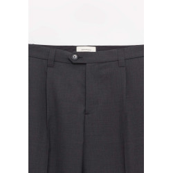 MFPEN DARK GREY TROPICAL WOOL SERVICE TROUSERS